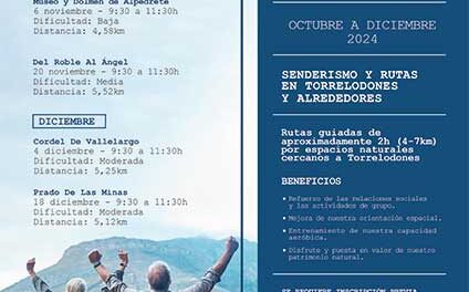 Paseos y rutas por Torrelodones para los mayores de 65 años
