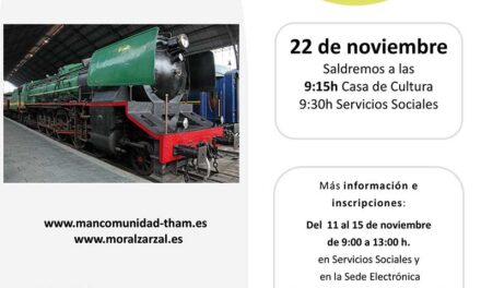 Los mayores de Torrelodones visitarán el Museo del Ferrocarril este mes de noviembre