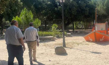 El Escorial pone en marcha obras de mejora de parques infantiles y espacios recreativos