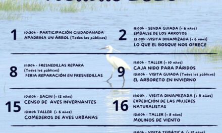 Talleres, visitas y jornadas de participación, propuestas del Arboreto Luis Ceballos en febrero