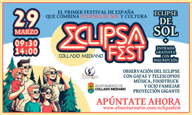 Collado Mediano mostrará en FITUR su festival de cultura y eclipse de sol «Eclipsa Fest»