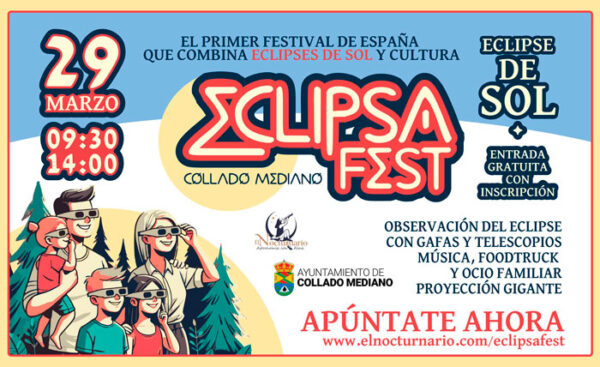 Collado Mediano mostrará en FITUR su festival de cultura y eclipse de sol «Eclipsa Fest»