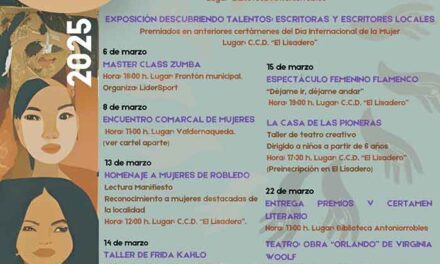 Robledo de Chavela celebra el Día de la Mujer con un amplio programa de actividades