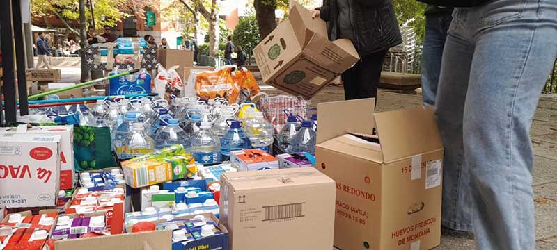 “La Sierra no olvida a Valencia” convoca una macro recogida para los afectados por la DANA