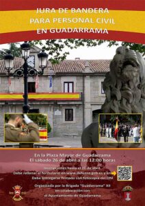 Cortes de tráfico en la Jura de bandera en Guadarrama