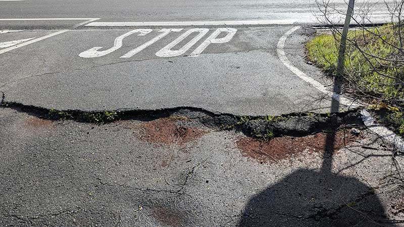 Quejas de APPG ante el mal estado de las calles de Guadarrama