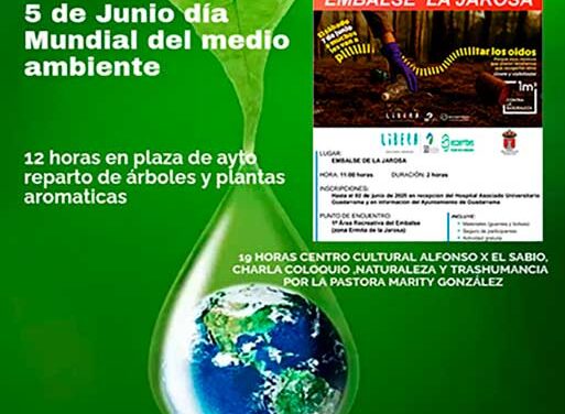Guadarrama celebra el Día del medio ambiente con un reparto de árboles y plantas