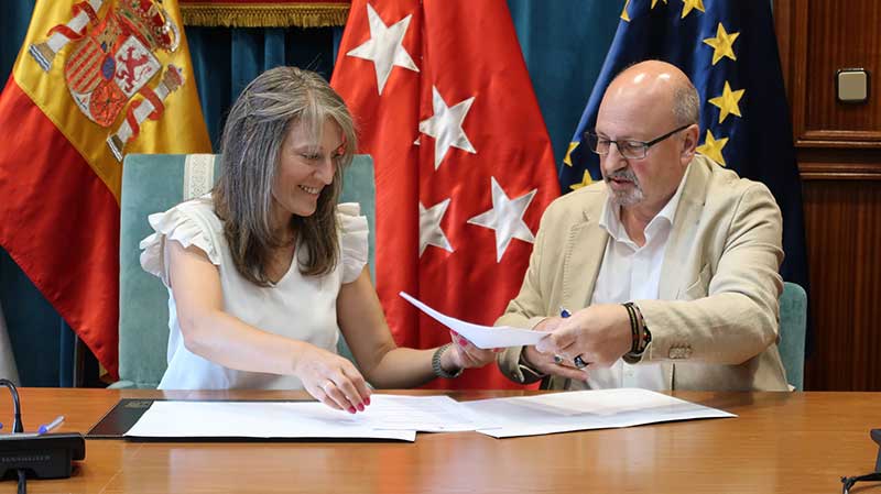 San Lorenzo de El Escorial renueva el convenio con ASLEPYME para apoyar al comercio local
