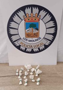 La Policía de Los Molinos se incauta de una importante cantidad de sustancias estupefacientes