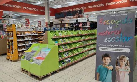 Alcampo recoge material escolar para menores en situación de vulnerabilidad