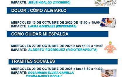 La Escuela de Cuidadores del Hospital Guadarrama organiza talleres en octubre