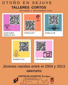 Talleres del Servicio de Juventud de Guadarrama en otoño