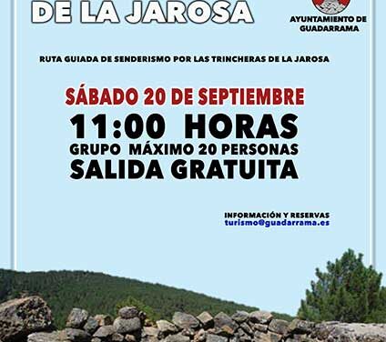 Guadarrama propone una ruta de senderismo por las trincheras de La Jarosa