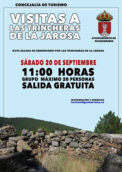 Guadarrama propone una ruta de senderismo por las trincheras de La Jarosa