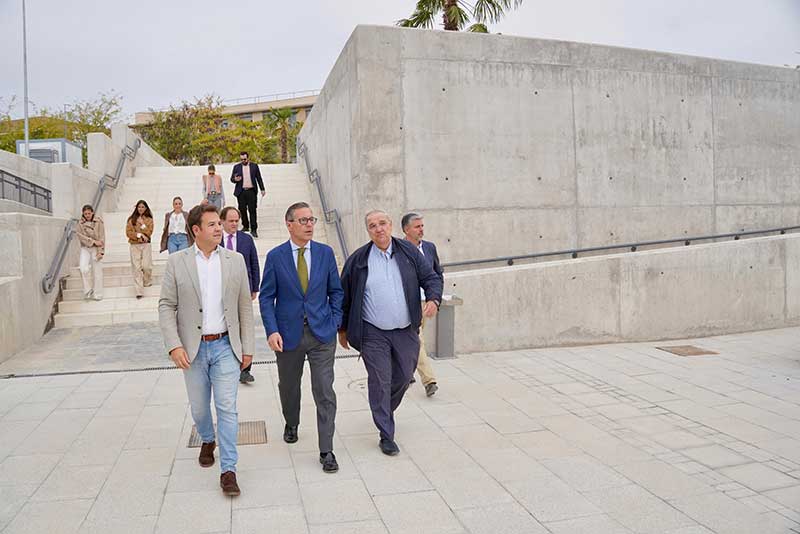 Alfonso Serrano y José de la Uz visitan el complejo de La Marazuela