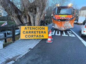 Cortadas las subidas a los puertos por la M-601, M-604 y SG-15