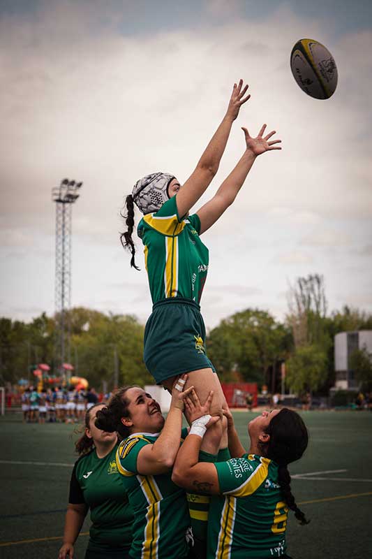 Fútbol y Rugby se unen en Collado Villalba por la Semana de la Mujer
