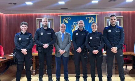 La Policía local de El Escorial aumenta la plantilla con cuatro nuevos agentes