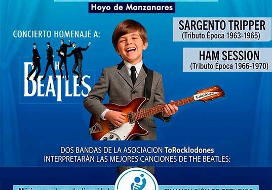 ToRocklodones dará un concierto en homenaje a The Beatles a favor de la Asociación GNB1 España