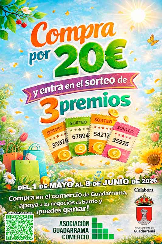 La Asociación Guadarrama Comercio y el Ayuntamiento premian las compras