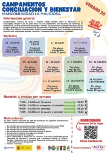 Campamentos conciliación La Maliciosa