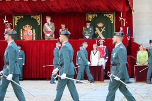 El Rey Felipe VI preside en el Real Monasterio de El Escorial la entrega de Reales Despachos a 248 nuevos sargentos de la Guardia Civil