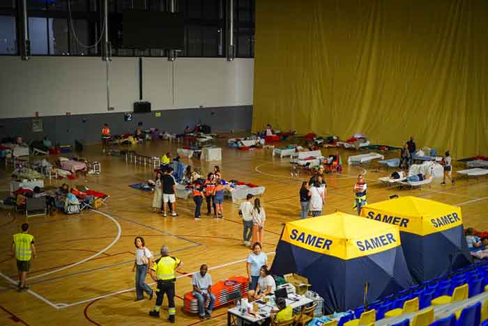 Las Rozas acoge en La Marazuela a más de 300 afectados por los incendios