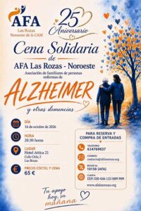 AFA Rozas-Noroeste celebra el 16 de octubre una gran gala solidaria en Las Rozas