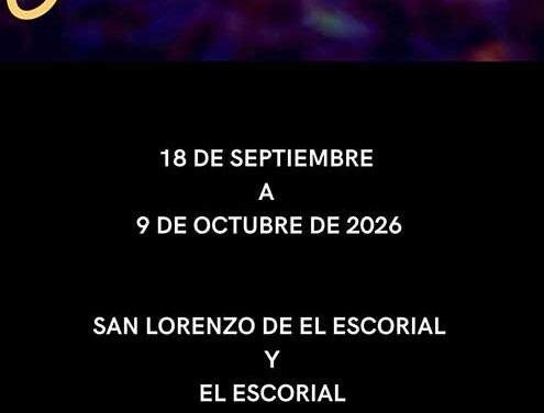 El Festival Libresco 26 lleva la poesía internacional a El Escorial y San Lorenzo del 18 de septiembre al 9 de octubre