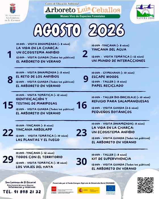Arboreto Luis Ceballos en agosto
