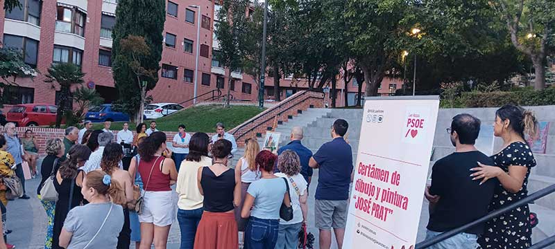 El PSOE de Las Rozas entrega los premios de la XXX edición del Certamen de Dibujo y Pintura José Prat