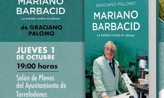 Torrelodones acoge la presentación del libro de Graciano Palomo sobre Mariano Barbacid y su lucha contra el cáncer
