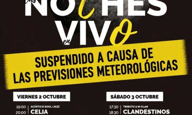 Suspendidas las Noches en vivo de Torrelodones