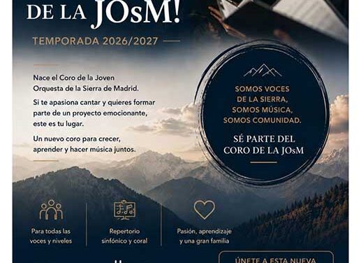 La Joven Orquesta Sierra de Madrid lanza su Coro Sinfónico e invita a sumarse a cantantes de toda la sierra