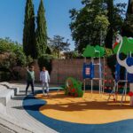 Las Rozas renueva la zona infantil de los jardines de Don Abel Blanco