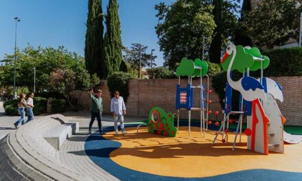 Las Rozas renueva la zona infantil de los jardines de Don Abel Blanco