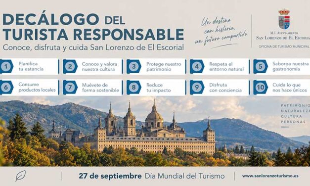 San Lorenzo de El Escorial presenta su Decálogo del Turista Responsable con diez compromisos para disfrutar y cuidar el municipio
