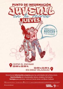 Los Puntos de Información Juvenil de Torrelodones vuelven a los recreos del IES Diego Velázquez y el CEIPSO El Encinar