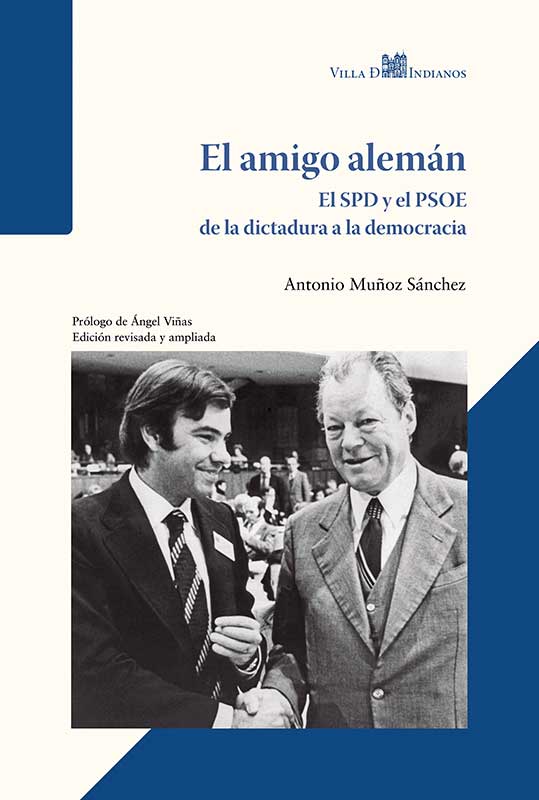 Portada del libro El amigo alemán, de Antonio Muñoz Sánchez