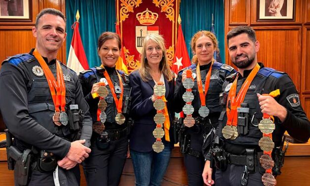 Cuatro policías locales de San Lorenzo de El Escorial ganan 24 medallas en los Juegos Europeos de Policías y Bomberos