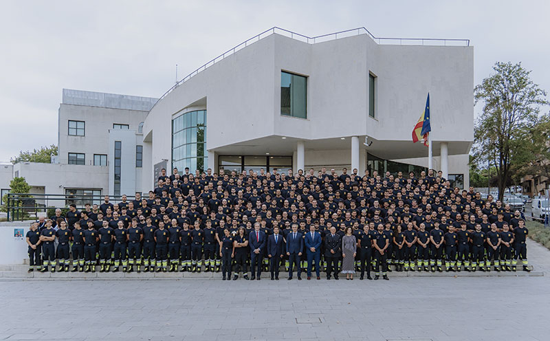 Las Rozas acoge el arranque del curso de 267 nuevos bomberos, la mayor promoción de la historia de la Comunidad de Madrid