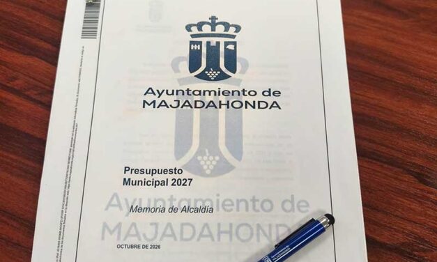 Majadahonda roza los 100 millones de presupuesto para 2027 y supera el millón en inversiones