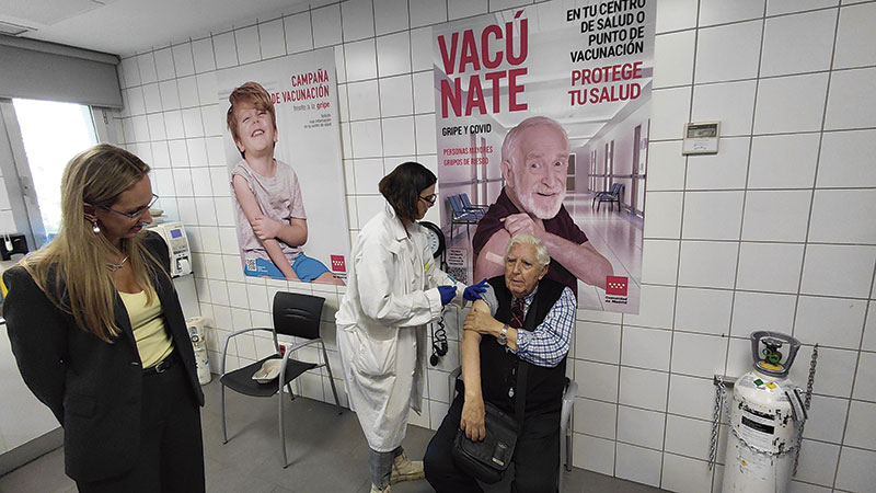 Arranca la vacunación contra la gripe en Madrid, que incluye por primera vez a los niños de 5 a 7 años